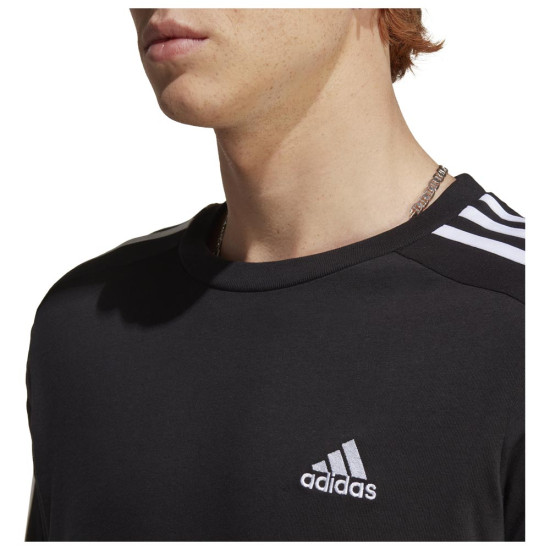 Adidas Ανδρική κοντομάνικη μπλούζα Essentials Single Jersey 3-Stripes Tee